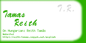 tamas reith business card