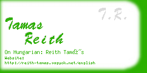 tamas reith business card